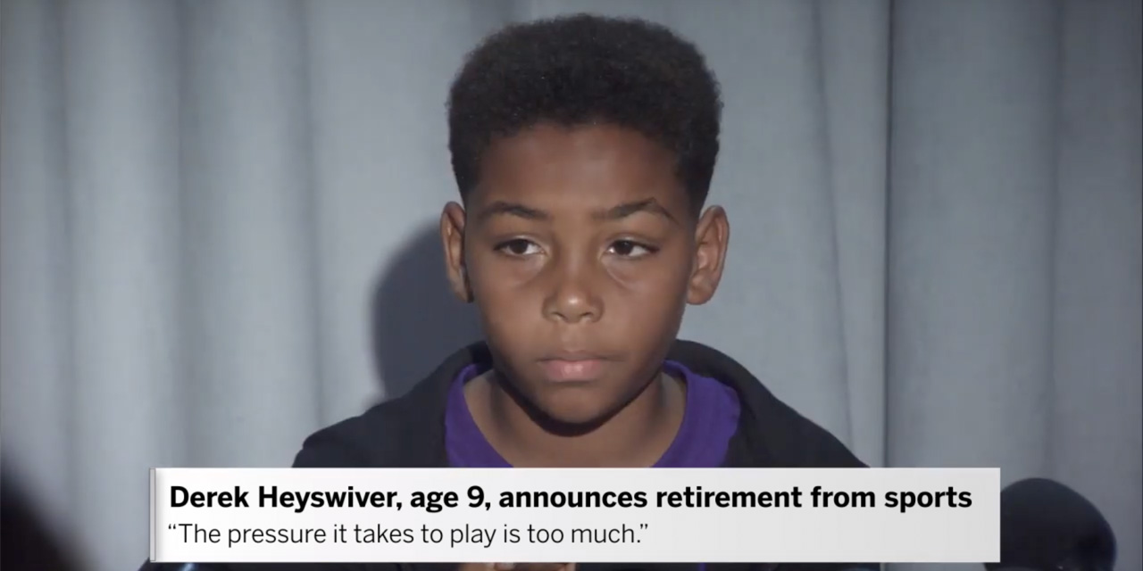 AdWatch: ESPN | 9-Year-Old Announces Retirement From Sports