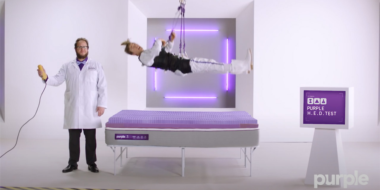 AdWatch: Purple | Does Your Mattress Pass The Human Egg Drop Test