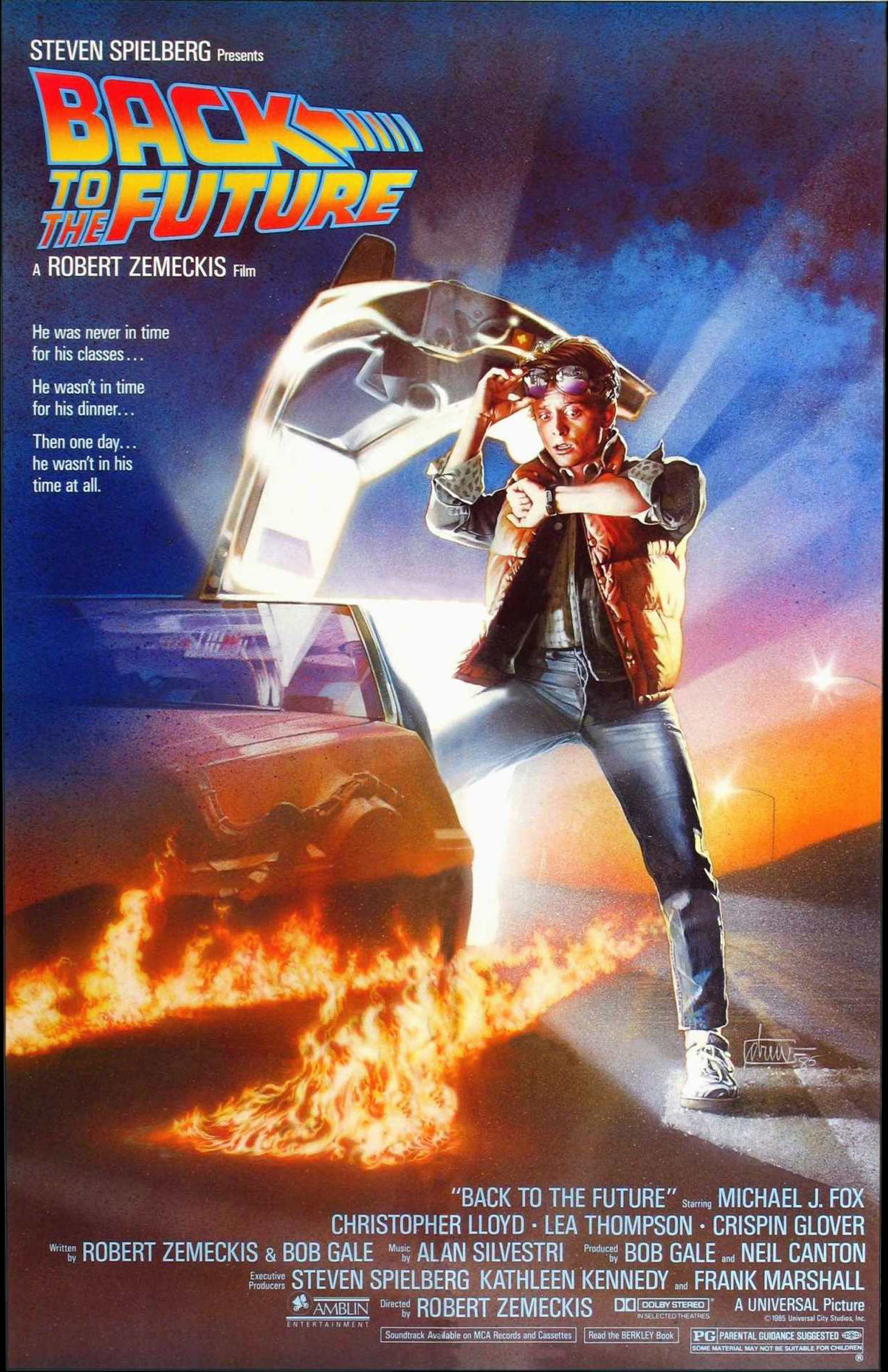 Back to the Future Movie Poster