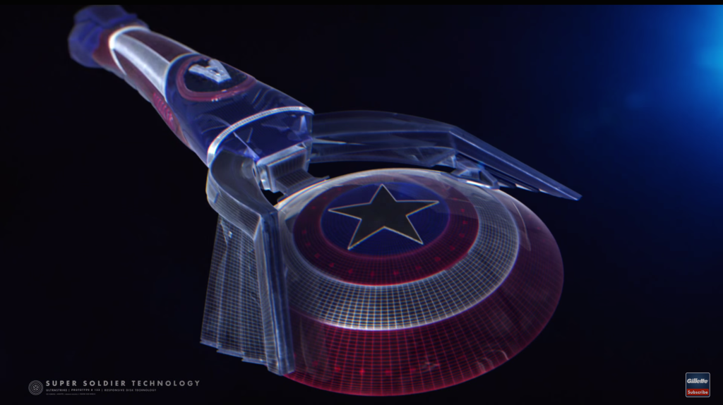 Captain America Gillette Razor