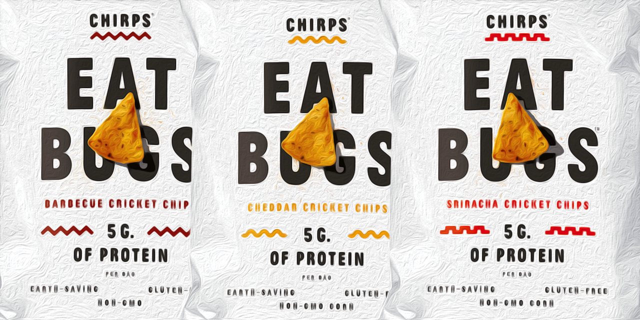 Chirps Chips made from crickets