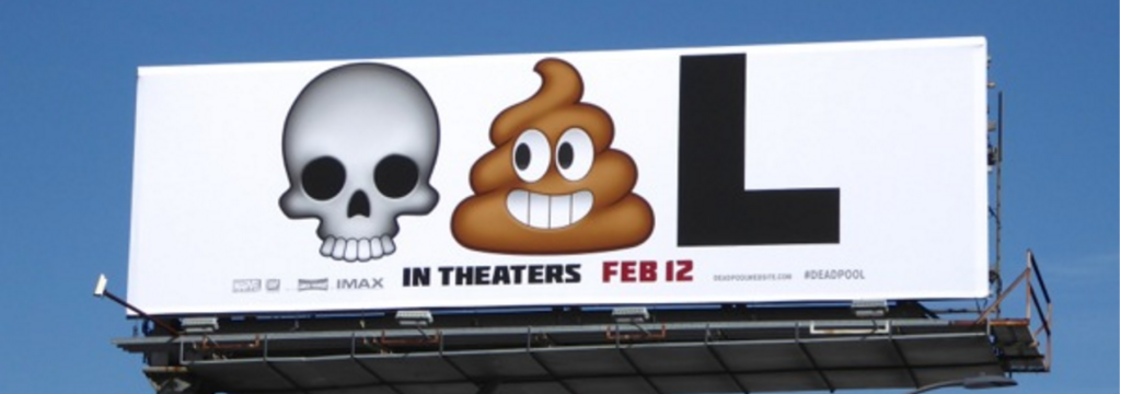 Deadpool Emoji Billboard