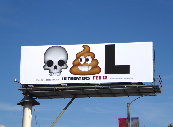 Deadpool Emoji Billboard