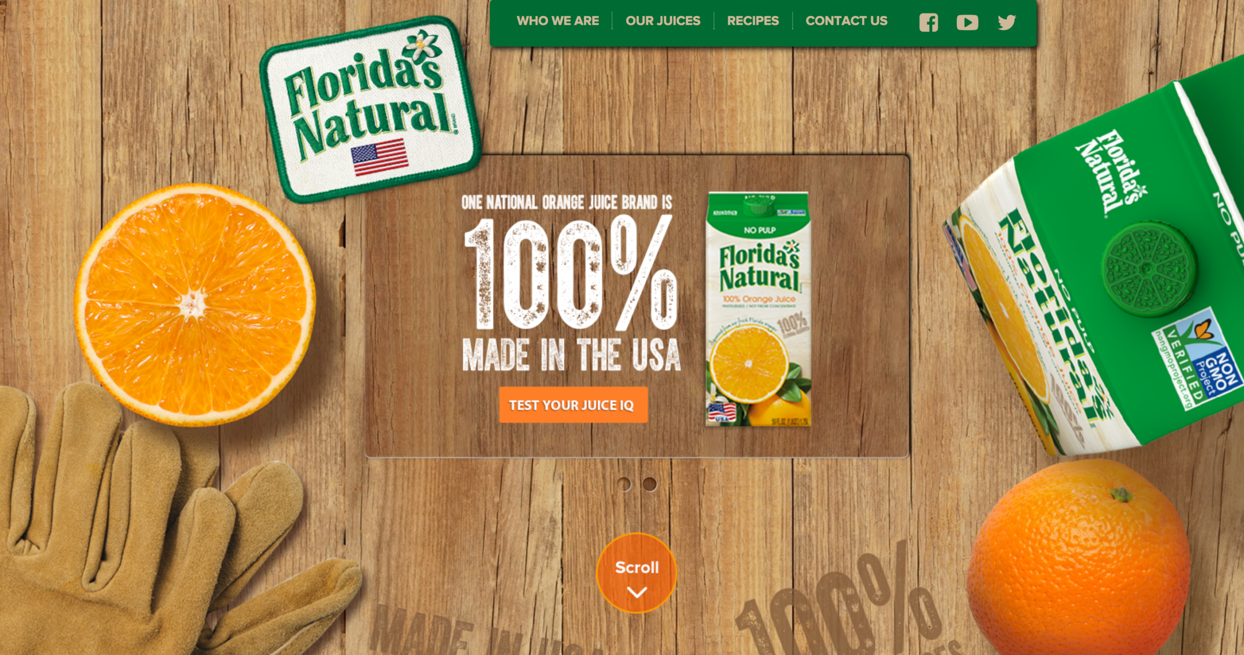 Florida's Natural Orange Juice Website