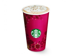 Starbucks holiday eggnog latte