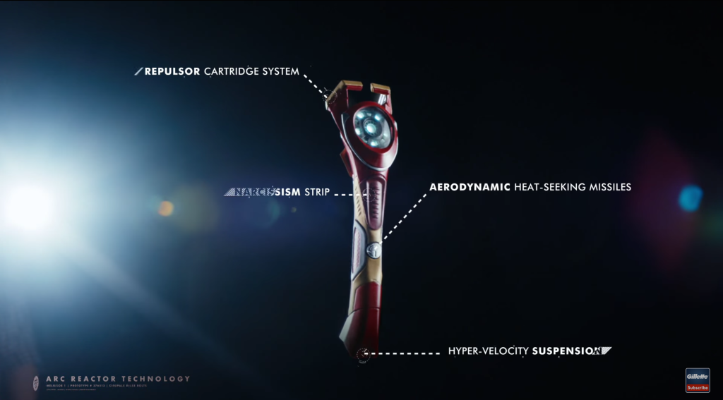 Iron Man Gillette Razor