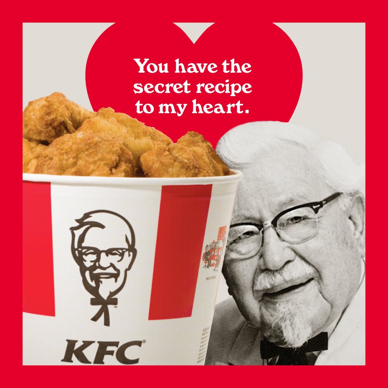 KFC Valentine Card