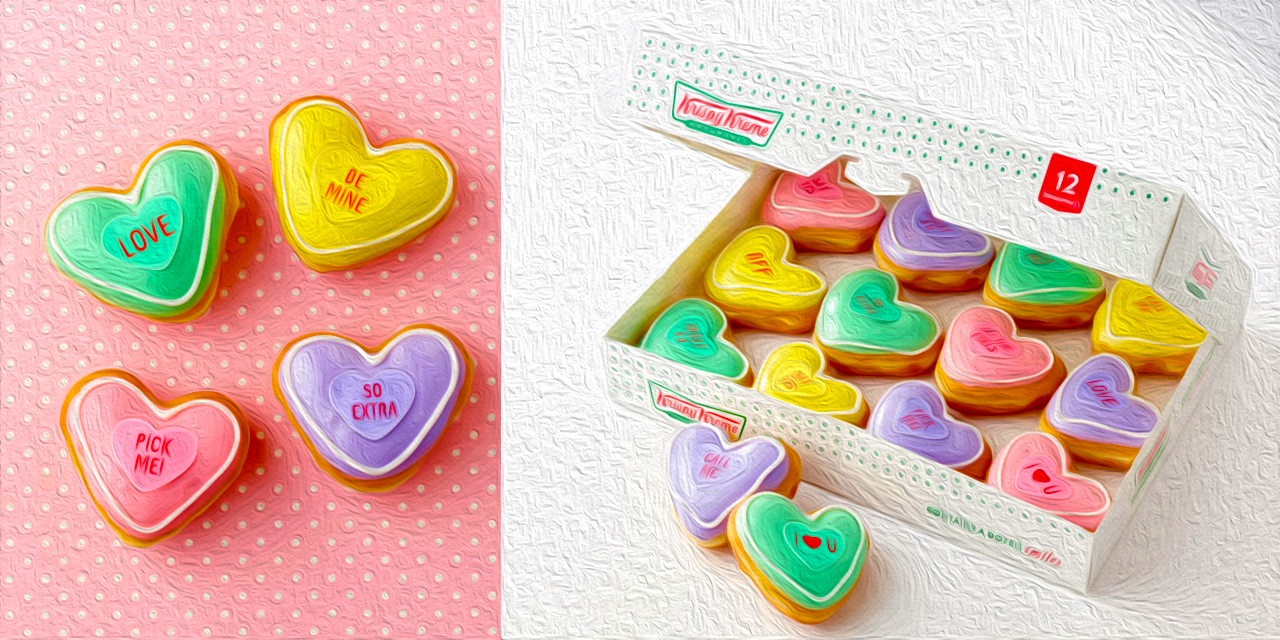 Krispy Kreme Valentine Sweethearts