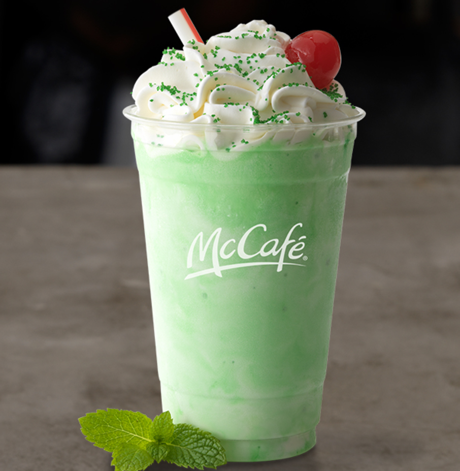 McDonalds Shamrock Shake