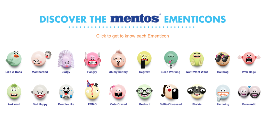 Mentos Ementicons