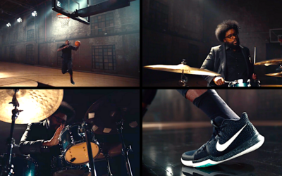 Nike Dribbles to the Beat with Kyrie-Questlove Duet