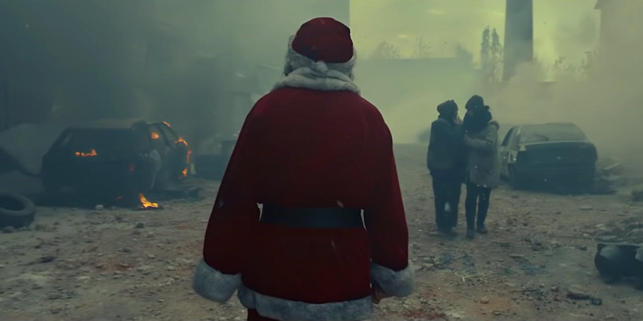 Red Cross Santa Can't Deliver Ad