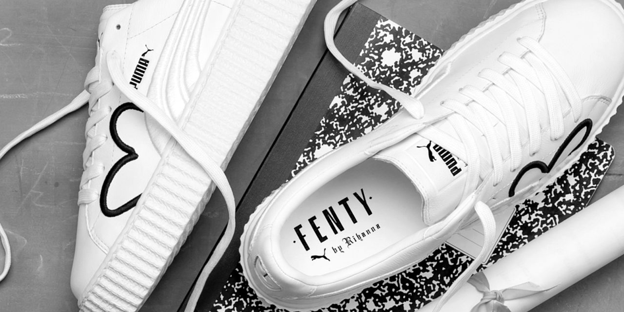 Rihanna puma fenty white online