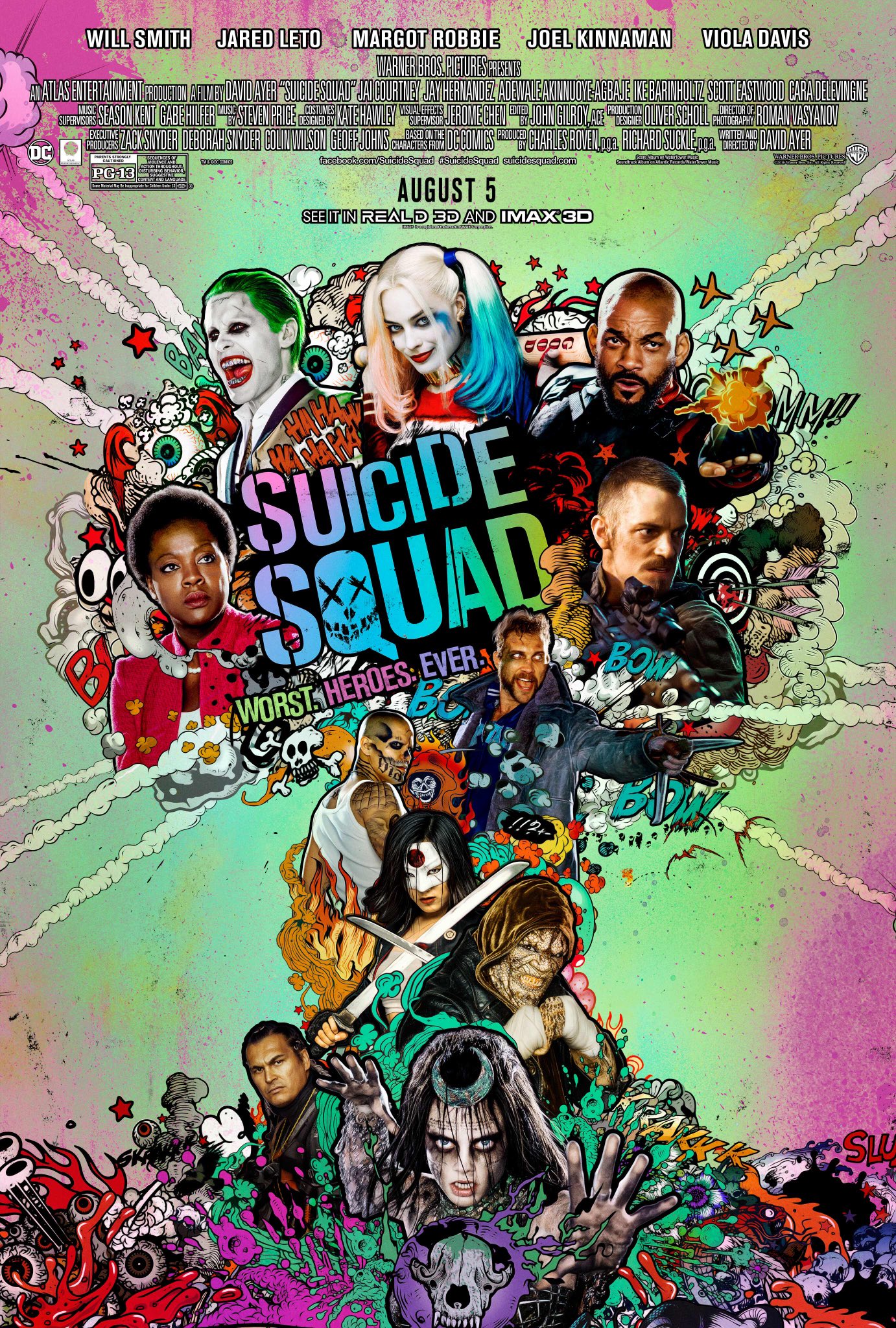 Suicide Squad Mushroom Cloud Movie Poster