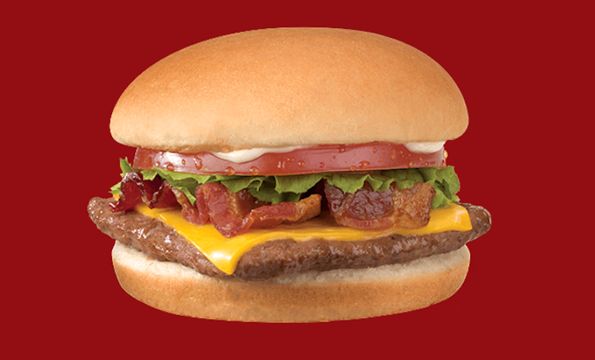 Wendy's Junior Bacon Cheeseburger