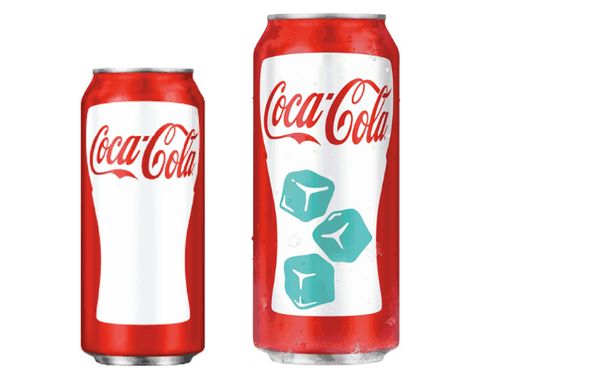 Coke cold-activated can