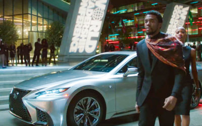 Black Panther Proves a Good Bet for Lexus Advertising Effort