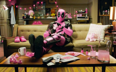 Deadpool Donates a Pink Suit